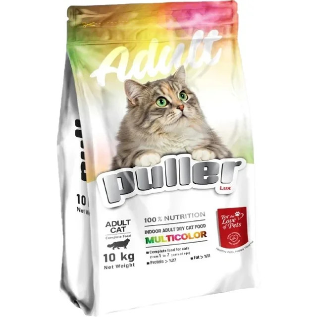 غذای خشک گربه پولر Puller مدل Multi Color